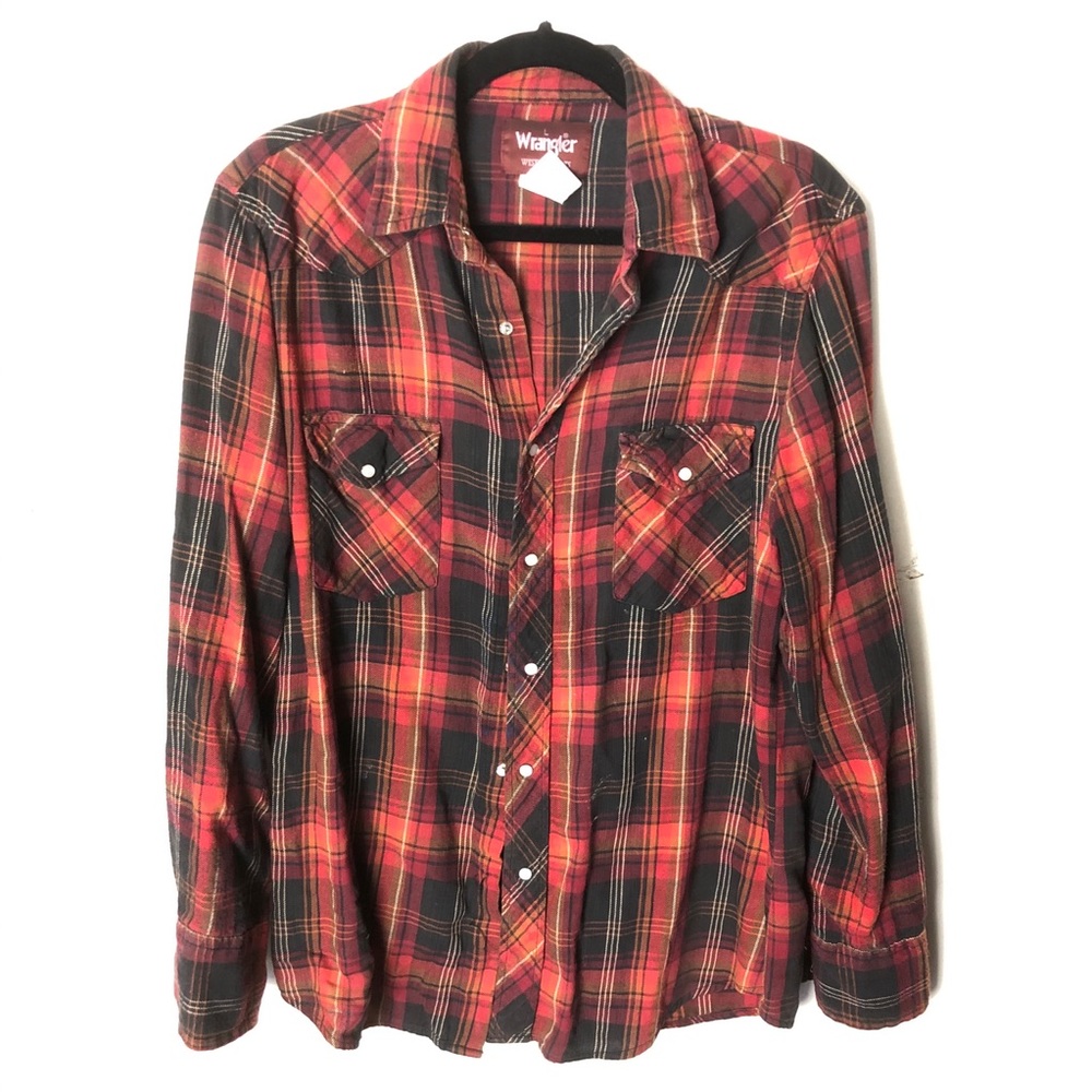 Wrangler pearl snap